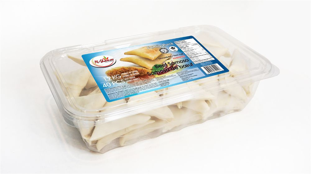 alshamas beef samosa 1.2kg 40 pcs