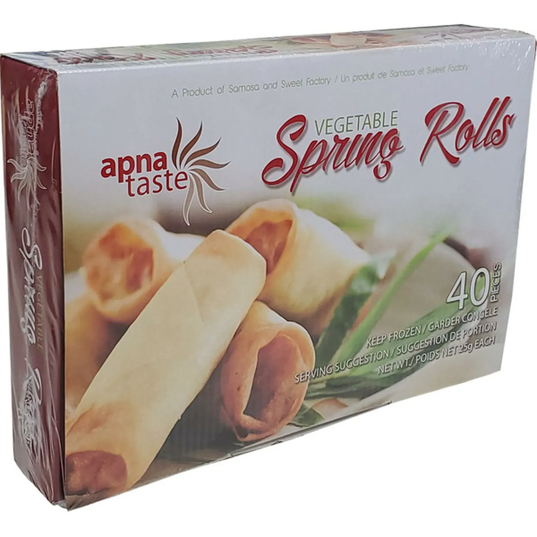 apna taste veg spring roll 40pc