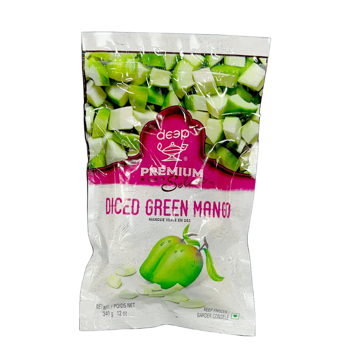 deep diced green mango 340g