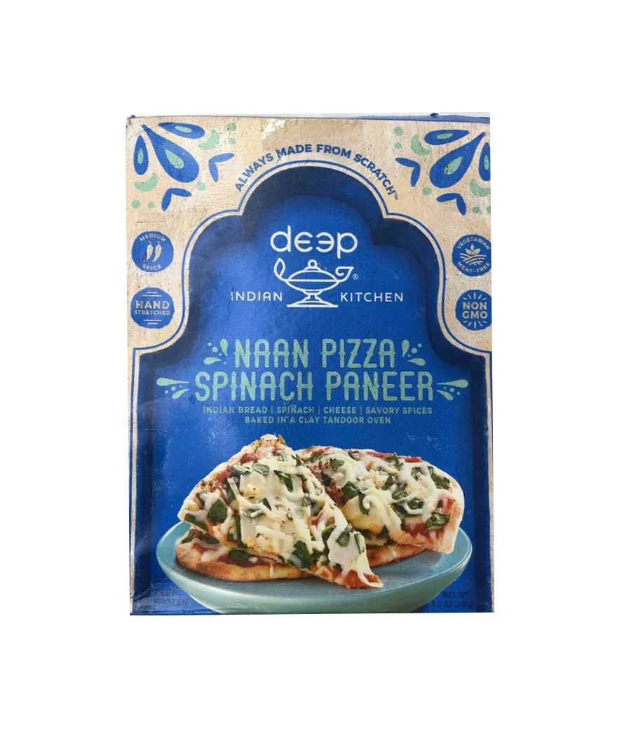deep naan pizza spinach paneer 240gm