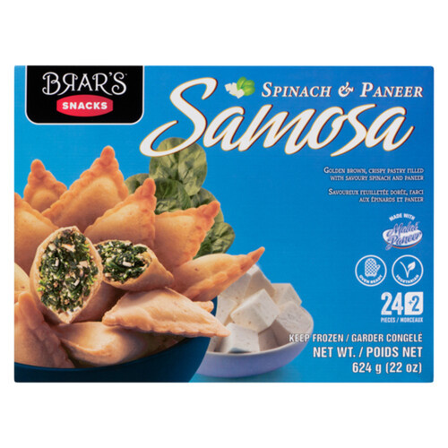 deep spinach&paneer samosa 624g