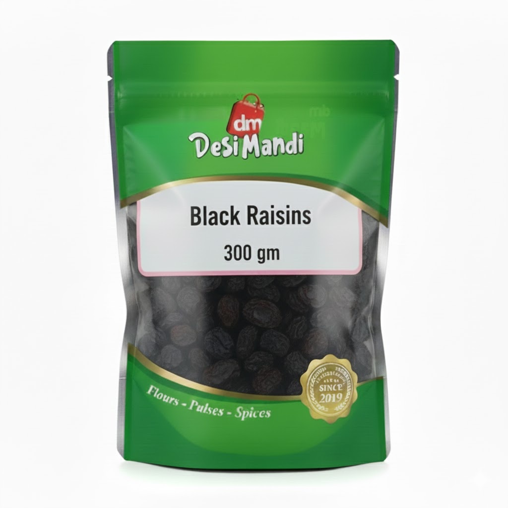 desi mandi black raisins 300 gm