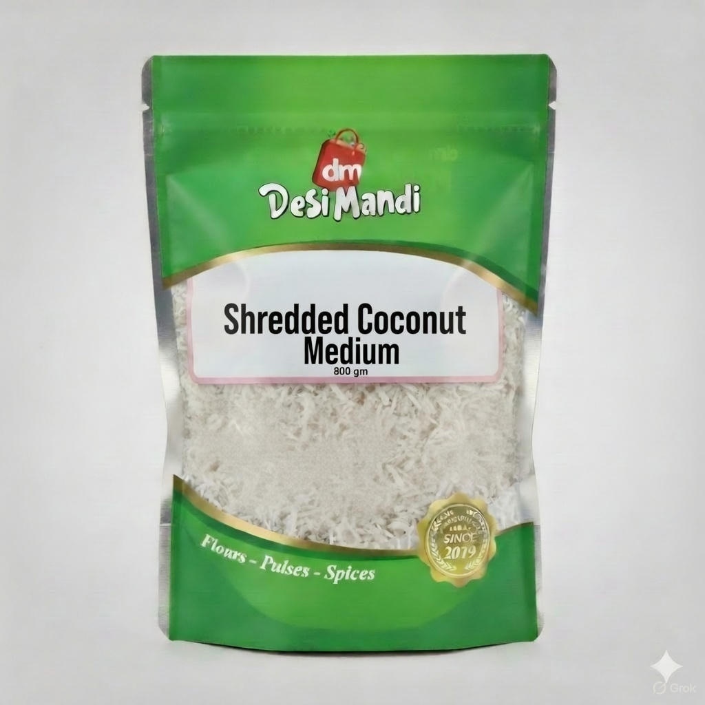 desi mandi dry shredded coconut medium 800 gm