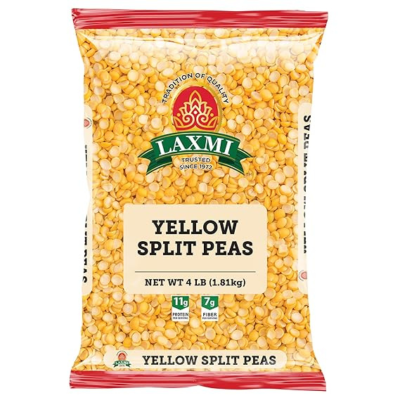 laxmi yellowsplit peas 4lb