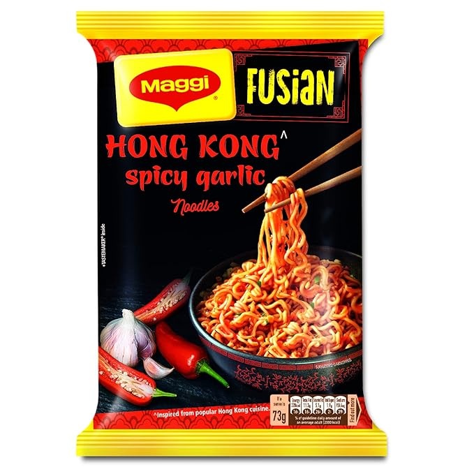 maggi hong kong spicy garlic noodles 73 gm