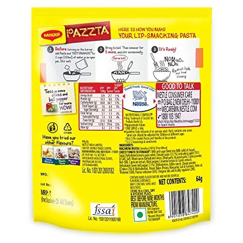 maggi tomato cheesy twist 64 gm