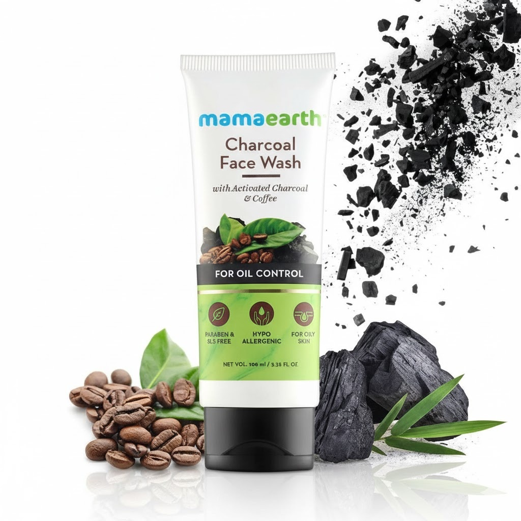 mamaearth charcoal face wash 100 ml