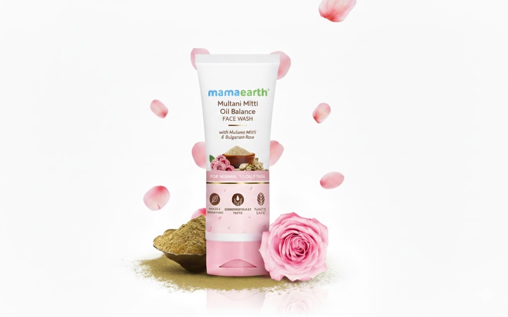 mamaearth multani mitti face wash 100 ml