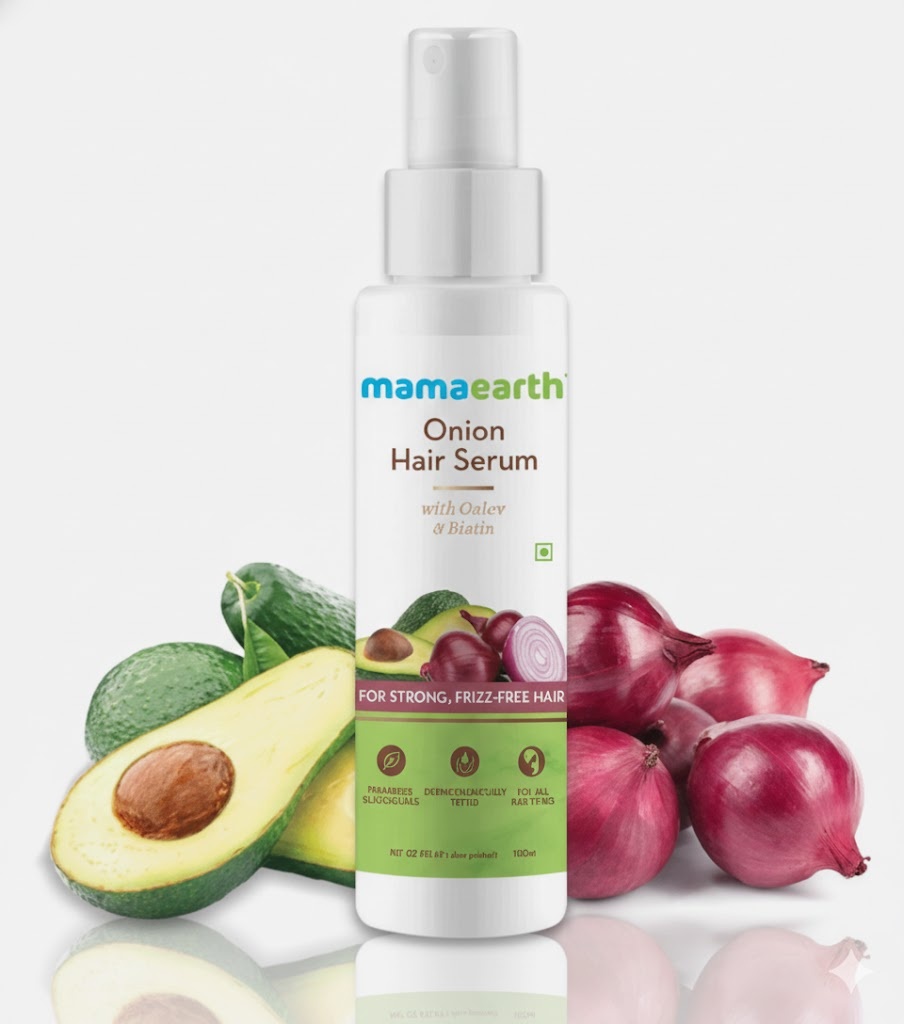 mamaearth onion hair serum 100 ml