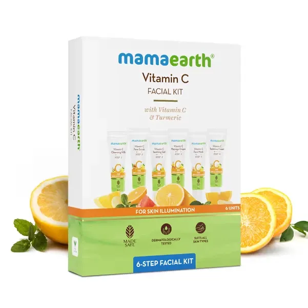 mamaearth vitamin c facial kit 60 gm