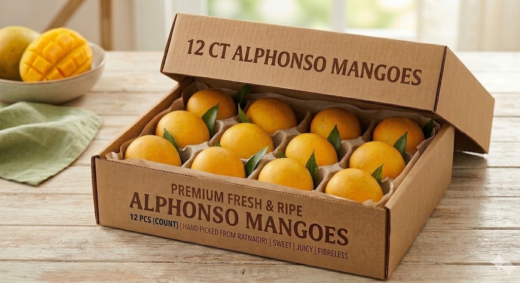 alphonso mango 12 pcs case