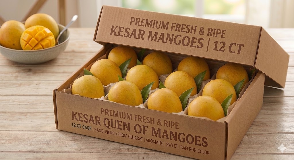 kesar mango 12 pc case