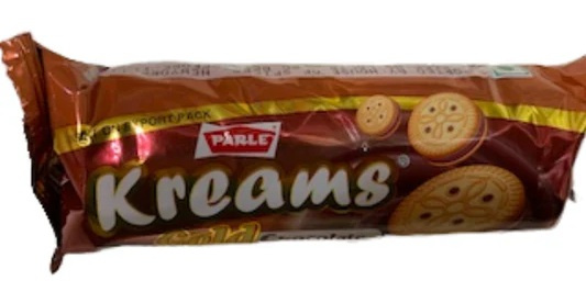 parle kreams gold lemon cookies 66.7gm
