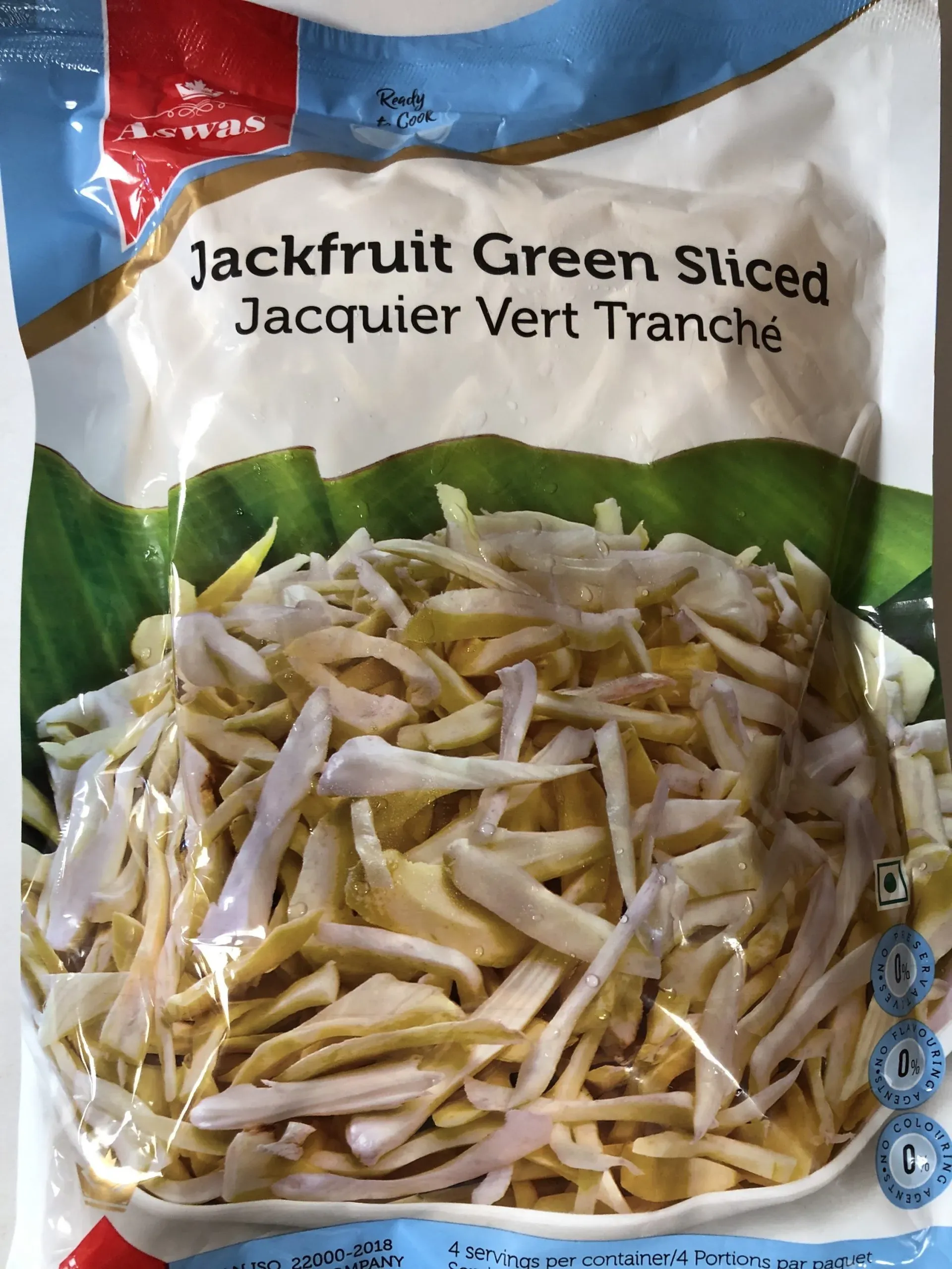 real jackfruit sliced 400g