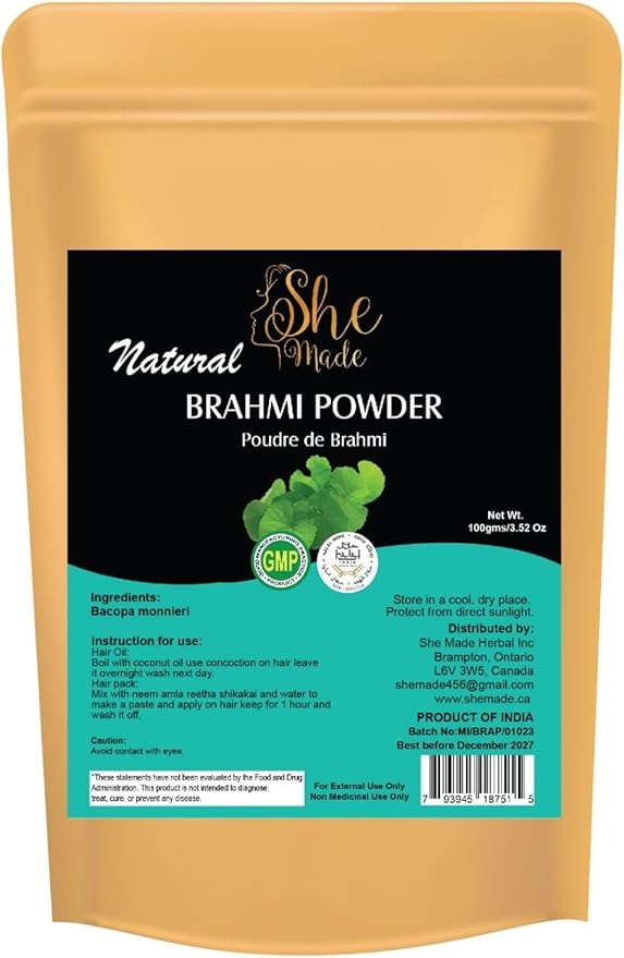 she made brahmi powder 100 gm