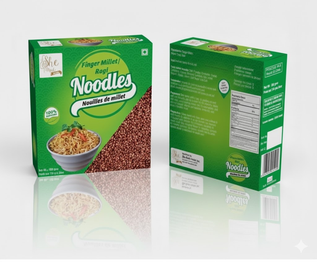 she made finger millet noodles 180 gm