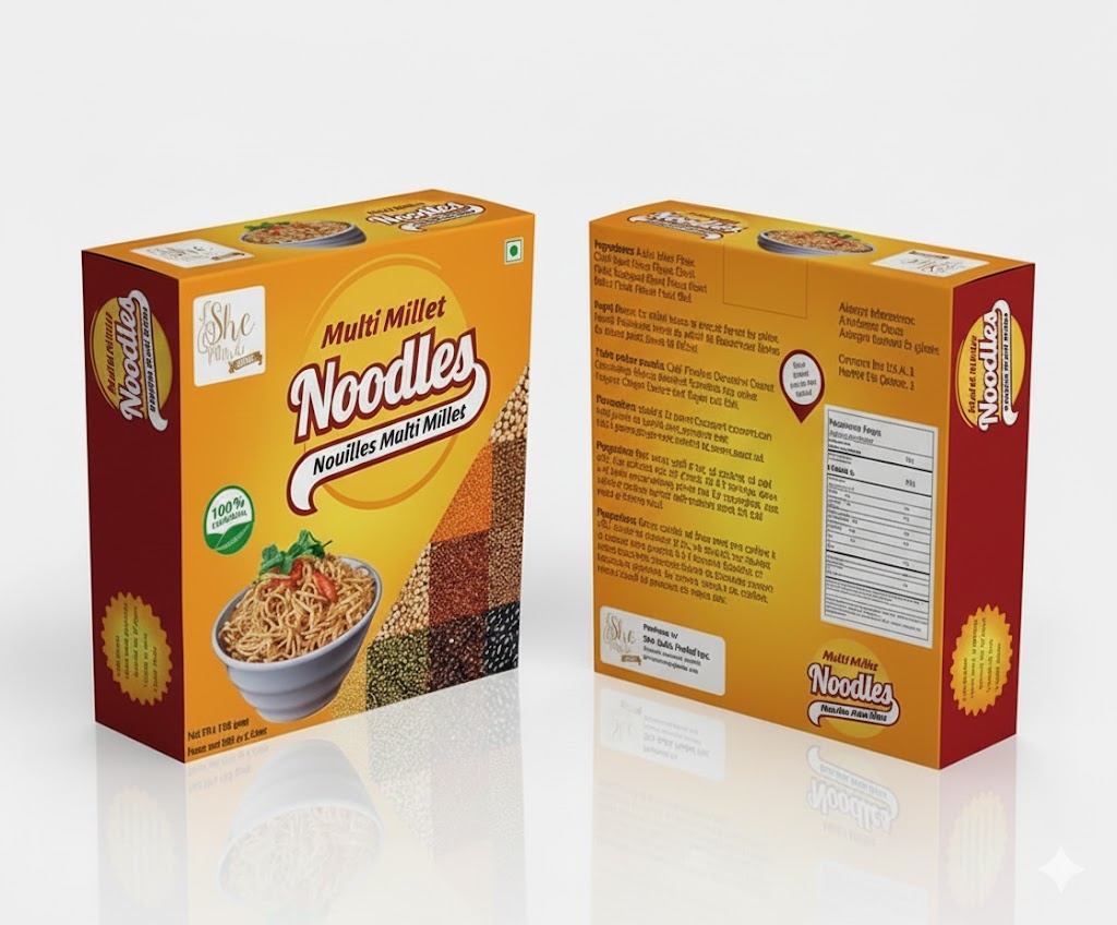 she made multi millet noodles 180 gm