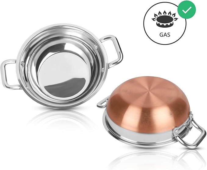 small kadai with copper bottom