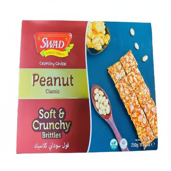 swad peanut chikki classic 250gm