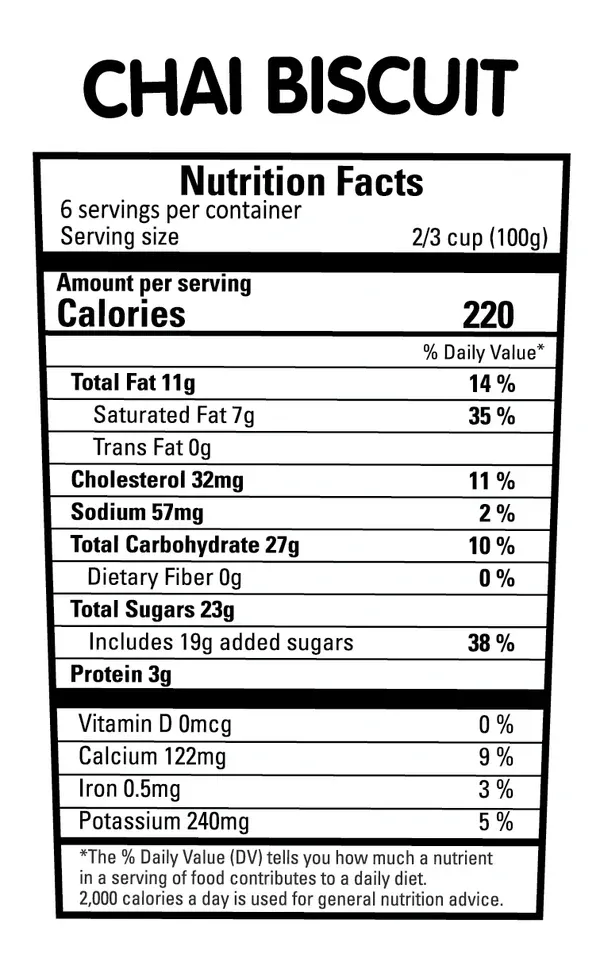 vadilal chai biscuit ice cream 1 lt