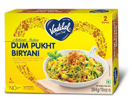 vadilal dum pukht biryani 284gm