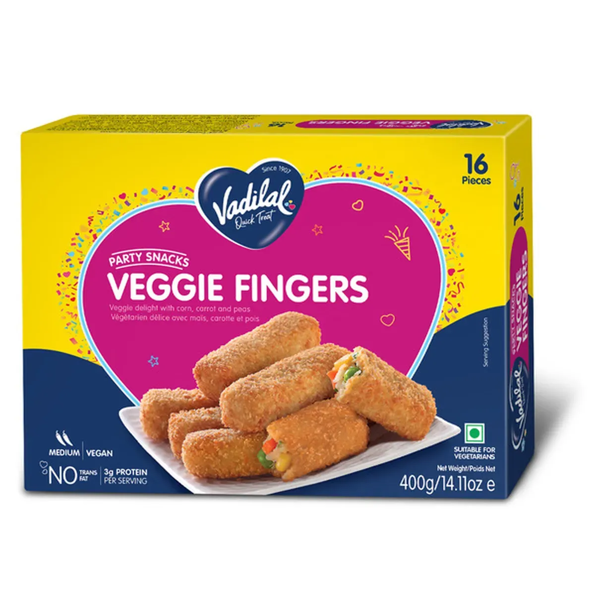 vadilal veggie fingers 400g