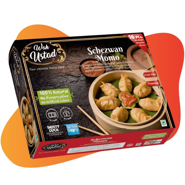 wah ustad schezwan momo 16pc